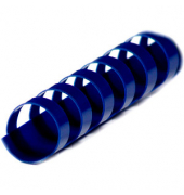 100 LMG Kunststoffbinderücken blau für 65 Blatt