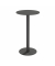 Stehtisch CROSS TRCROS60H.01 110cm (H), Ø 60cm (BxT), rund, schwarz / schwarz
