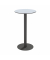 Stehtisch CROSS TRCROS60H.02 110cm (H), Ø 60cm (BxT), rund, grau / schwarz
