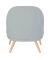 COCOON Sessel grau