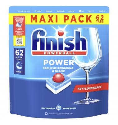 Spülmaschinentabs Power All in 1 Regular 3283901 62St.