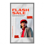 Klapprahmen HardLine Fenster silber 45,5 x 62,9 cm