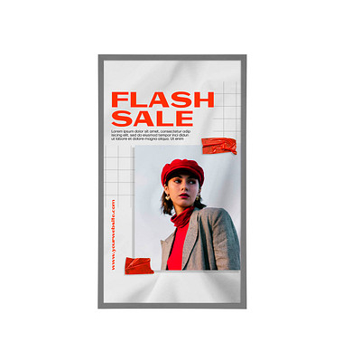 Klapprahmen HardLine Fenster silber 45,5 x 62,9 cm