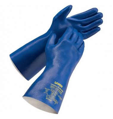 Chemikalienschutzhandschuhe rubiflex S NB35B, Nitril-Kautschuk (NBR), blau, Größe 9 / L