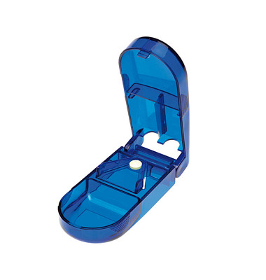 Tablettenteiler blau