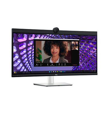  Monitor P3424WEB DELL-P3424WEB, UW-QHD (3440x1440 Pixel), 5 - 8 ms, schwarz/silber
