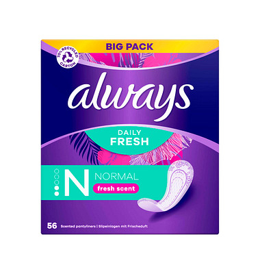 Slipeinlagen Daily Fresh Normal