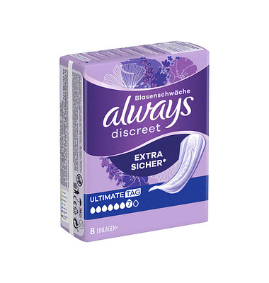 Slipeinlagen discreet Extra Sicher Ultimate Tag 