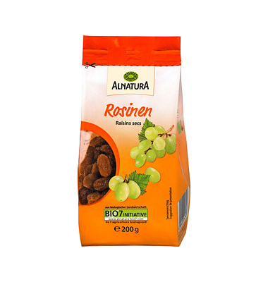 Bio Rosinen Trockenfrüchte 200,0 g Bio Rosinen Trockenfrüchte 200,0 g