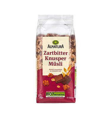 Bio Zartbitter Knusper Müsli 500,0 g Bio Zartbitter Knusper Müsli 500,0 g