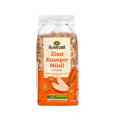 Bio Zimt Knusper Müsli 500,0 g Bio Zimt Knusper Müsli 500,0 g