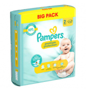 Windeln premium protection™ BIG PACK Größe Gr.2 (4-8 kg) für Neugeborene (0-3 Monate)