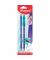 Bleistift-Set KIDY LEARN, 853500, H&auml;rte HB, 2,2mm, blau,lila, mit Radiergummi