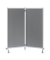 Trennwand  mobil alugrau 152x170cm