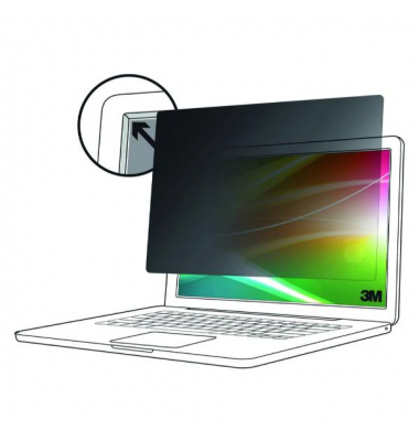 Blickschutzfilter Bright Screen BP156W9B, für 39,62 cm Laptops, 16:9