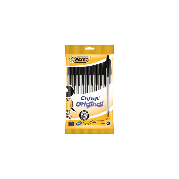 3086123734753 - Cristal Kugelschreiber mit Kappe Gr M - 04 mm - schwarz - 10 Stück 3086123734753 BIC 10 Stück 3086123734753 - Cristal Kugelschreiber mit Kappe Gr M - 04 mm - schwarz - 10 Stück 3086123734753 BIC 10 Stück