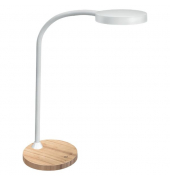 Schreibtischlampe, wei&szlig;/buche, ja