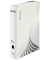 Archivbox easyboxx 6131-00-00, A4, wei&szlig;, innen 34,2x7,5x23,8cm (TxBxH), Recycling-Wellpappe