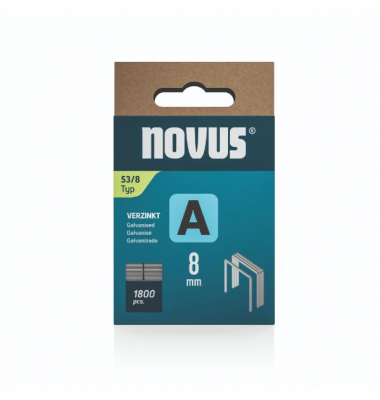 Tackerklammern Typ A Superhard 53/8, 61-042-0775, Stahldraht