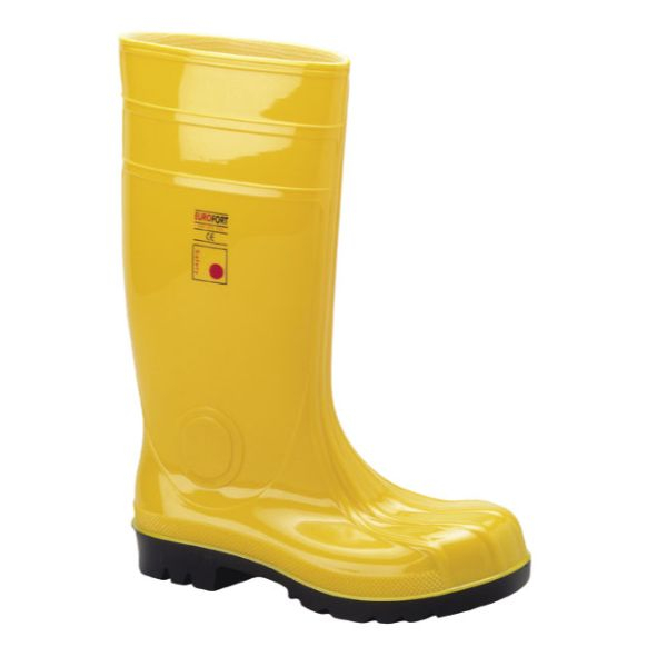 Euromax - eurofort Baustiefel Eurofort en iso 20345 S5 ca 38 cm hoch Gelb Gr47
