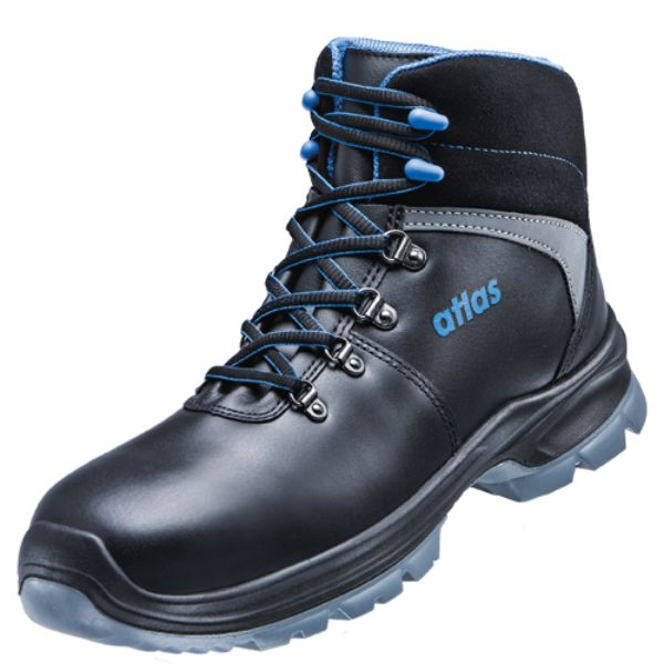 atlas Sicherheitsstiefel, S2, SRC, ESD, schwarz/blau, Größe 42 4043692322803 atlas