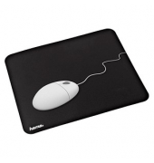 Mauspad 126865 Slim, PP, 22 x 18 x 0,1 cm, schwarz