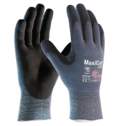 Schnittschutzhandschuhe, Nitril, marine/schwarz, Gr&ouml;&szlig;e 8