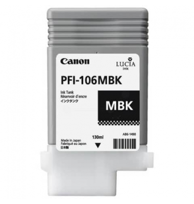 Druckerpatrone 6620B001 (kompatibel zu Canon PFI-106MBK), schwarz matt