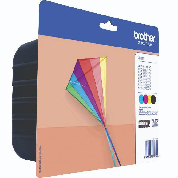 5014047566851 - Druckerpatrone LC-223VALBPDR Multipack schwarz cyan magenta gelb 5014047566851 4 Stück