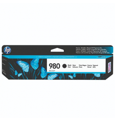 Tintenpatrone HP D8J10A - 980A, Inhalt: 203,5 ml, schwarz