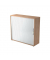 Rollladenschrank V1732/V1733 V1733S/N/S/CE, abschlie&szlig;bar, 3 OH, nussbaum/silber, 120x110x40cm (BxHxT)