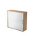 Rollladenschrank V1732/V1733 V1733S/N/S/CE, abschlie&szlig;bar, 3 OH, nussbaum/silber, 120x110x40cm (BxHxT)