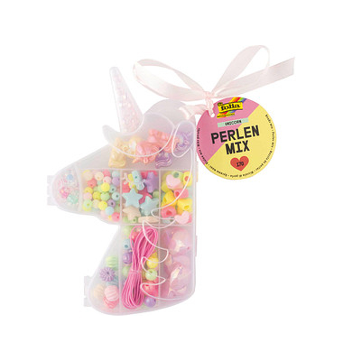 Perlen-Set Unicorn mehrfarbig