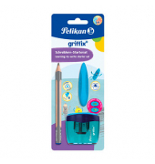 griffix Starter Bleistift-Set B silber 1 Set