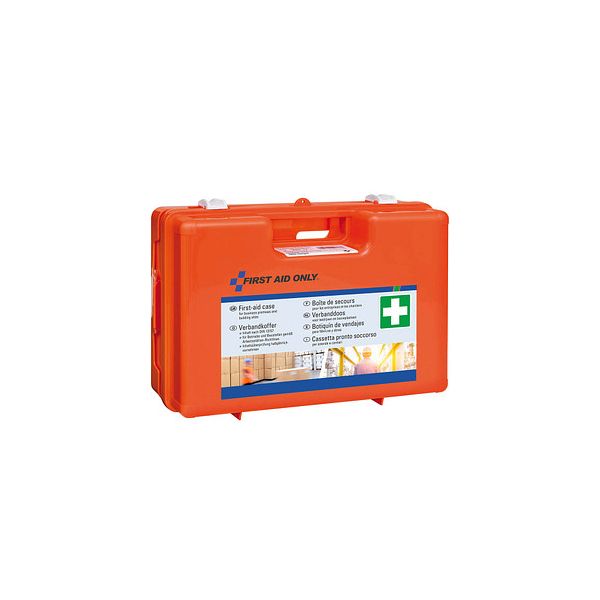 4027521522077 - Verbandskasten DIN 13157 orange 4027521522077 FIRST AID ONLY 4027521522077 - Verbandskasten DIN 13157 orange 4027521522077 FIRST AID ONLY