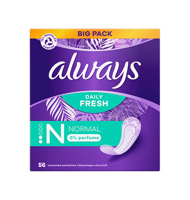 Slipeinlagen Daily Fresh Normal