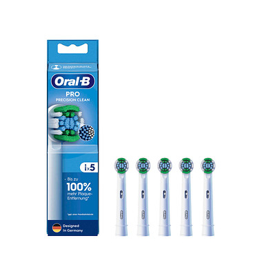 5 Oral-B PRO Precision Clean Zahnbürstenaufsätze