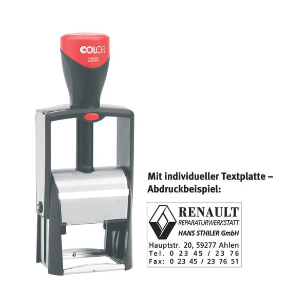 9004546464426 - Selbstfärbestempel mit Platte 7 Zeilen individuell 9004546464426 Colop 9004546464426 - Selbstfärbestempel mit Platte 7 Zeilen individuell 9004546464426 Colop