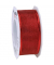 Zierband Luxury 241 4020-609, uni gl&auml;nzend, 40mm x 20m, rot