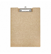 Klemmbrettmappe MAULbalance 2382077, A4, braun, Karton