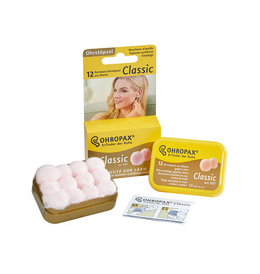 Classic Ohrstöpsel 22 dB Wachs