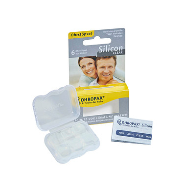 Silicon CLEAR Ohrstöpsel 23 dB Silikon