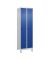 Spind Classic Plus enzianblau, lichtgrau 080010-20 S10003, 2 Schließfächer 60,0 x 50,0 x 195,0 cm