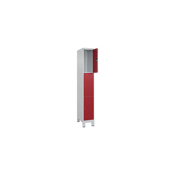 4066681679283 - Schließfachschrank Classic Plus lichtgrau rubinrot 080010-103 S10001 3 Schließfächer 300 x 500 x 1950 cm 4066681679283 C+P- 4066681679283 - Schließfachschrank Classic Plus lichtgrau rubinrot 080010-103 S10001 3 Schließfächer 300 x 500 x 1950 cm 4066681679283 C+P-