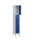 Schließfachschrank Classic Plus enzianblau, lichtgrau 080010-103 S10003, 3 Schließfächer 30,0 x 50,0 x 195,0 cm