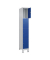 Schließfachschrank Classic Plus enzianblau, lichtgrau 080010-104 S10003, 4 Schließfächer 30,0 x 50,0 x 195,0 cm