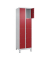 Schließfachschrank Classic Plus lichtgrau, rubinrot 080010-204 S10001, 8 Schließfächer 60,0 x 50,0 x 195,0 cm