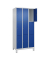 Schließfachschrank Classic Plus enzianblau, lichtgrau 080010-303 S10003, 9 Schließfächer 90,0 x 50,0 x 195,0 cm