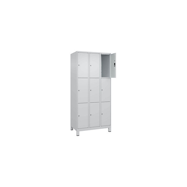 4066681681149 - Schließfachschrank Classic Plus lichtgrau 080010-303 S10009 9 Schließfächer 900 x 500 x 1950 cm 4066681681149 C+P-Möbel 4066681681149 - Schließfachschrank Classic Plus lichtgrau 080010-303 S10009 9 Schließfächer 900 x 500 x 1950 cm 4066681681149 C+P-Möbel