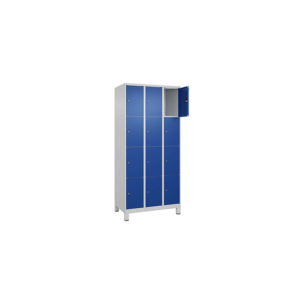 4066681681231 - Schließfachschrank Classic Plus enzianblau lichtgrau 080010-304 S10003 12 Schließfächer 900 x 500 x 1950 cm 4066681681231 C 4066681681231 - Schließfachschrank Classic Plus enzianblau lichtgrau 080010-304 S10003 12 Schließfächer 900 x 500 x 1950 cm 4066681681231 C